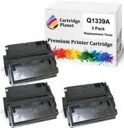 3 Pack Compatible Toner Cartridge Replacement for HP Q1339A 39A (18,000 Pages) for HP Laserjet 4300 4300DTN 4300DTNS 4300DTNSL 4300N 4300TN