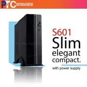 Mini Desktop PC Case Micro ATX /ITX Slim computer tower cases with 400w psu