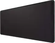YY Enteprise - Non Slip Rubber Base Durable Stitched Edges Gaming Desk Mat,Working Desk Pad, Computer Mouse Mat,400x900x3mm for Desktop,Desk Mat On Top of Desk Writing Mat for Office and Home (Black)