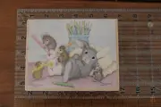 NEW STAMPABILITES HOUSE MOUSE CAST OF CHARACTERS Get Well Bunny Sign Injured D