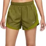 [Nike] Women's Tempo Brief-Lined Running Shorts (US, Alpha, Medium, Regular, Regular, Moss)
