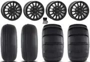 System 3 SB-8 Bdlk 15"Wheels Bk +68mm/+0mm 32"Sand Slinger Tires Can-AmMaverickR