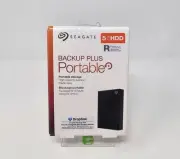 New Seagate Portable Backup Plus 5TB External HDD 2R2AP1-573