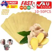 10-50Pcs Ginger Detox Patch Body Neck Knee Pad Pain Relief Swelling Foot Care