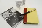 Ball Pen Merminnes 925 Solid Silver & Black Lacque Parker Type Black Refill