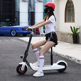 【特價優惠】Bremer電動滑板車可折疊坐騎站騎成年人兩輪小型便攜電動代步車