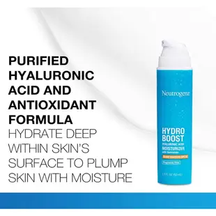 現貨【免運】💓Neutrogena Hydro Boost Hyaluronic Acid SPF50臉部