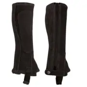 Perri's Suede Zip Half Chap