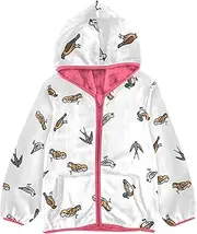 [Caihoyu] Baby Girl Fleece Jacket Lightweight Zip Up Toddler Boy Coat