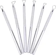 6 PCS Clay Pottery Sculpting Tools Set Pottery Clay Sculpture Caving Scraper Craft Modelling Tools