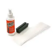 Golf Club Grip Kit-Grip Solvent-15 Grip Tape Strips-Rubber Grip Clamp-Regripping