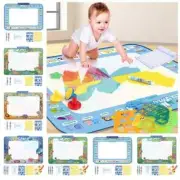 80x100cm Magic Water Canvas Water Drawing Coloring Doodle Mat Kids Gift with Pen