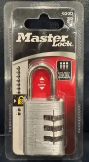 Master Lock Company 630D 1-3/16in. Combination Padlock New In Package