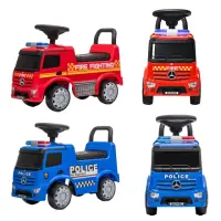 在飛比找momo購物網優惠-【ChingChing 親親】原廠授權 賓士消防車、警車學步