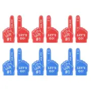 Mini Foam Fingers 5.1'',We're #1,let's Go! Foam Finger for Sport Game, Red, Blue