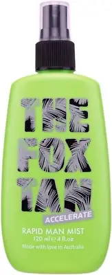 The Fox Tan Rapid Man Mist, Tanning Accelerator for Darker & Faster Tans, Create