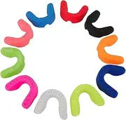 Sports Mouth Guards Gum Mouthguard Teeth Armor Game Guard for Boxing Basketball Football Hockey Karate Basketball Rugby Match (Multiple Color) (Uniform Size, Count, 10)
