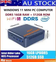 mini pc DDR5 8gb+512gb Intel Alder LAke N95 3.4Ghz wifi6 Desktops Computer
