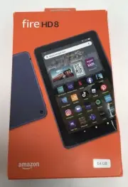 Amazon Fire HD 8 Tablet 12th Generation w/ Alexa 64GB Denim Sealed