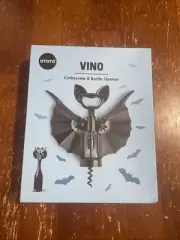 OTOTO Vino Spooky Bat Wine Opener - 2-In-1 Wine & Beer Opener, Corkscrew New!!!