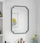 40*60CM 鏡子 浴室鏡 壁掛鏡 裝飾鏡 梅花鏡 壁掛浴室鏡創意衛生間衛浴鏡子試衣鏡洗手間化妝鏡 (8.3折)