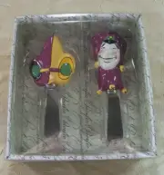 Mardi Gras Theme Spreaders Stainless Steel Knives Set of 2 NIB Pacific Enterpr.