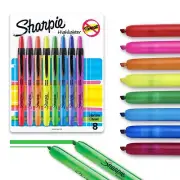 Retractable Highlighters, Chisel Tip Highlighter Marker Set, Fluorescent High...