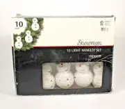 10 Light Novelty Set, Snowmen - New in Box
