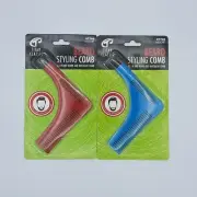 2 Beard Styling Comb Tool All In One Beard & Mustache Shaping Styling Red & Blue