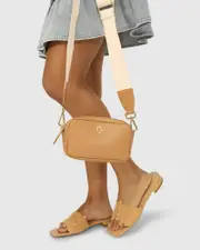 [Belle & Bloom] Until We Meet Stud Slide - Tan