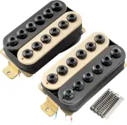 Artec HIVB Invader Style Uncovered Adjustable Hexagonal Poles Ceramic Humbucker