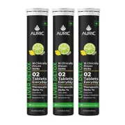 Auric Liver Detox Effervescent | Plant Based Liver Support Supplement 60 Tab