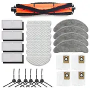 Vacuum Cleaner Main Roller Brush Hepa Filter Side Brushes Mop Cloth Dust Bags for L11-A L11 Vacuum Cleaner Parts