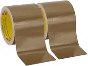 uxcell 3"x0.01" Bookbinding Tape, 22 Yard Total 2 Roll Cloth Bookbinding Repair Tape Book Binding Tape Self Adhesive for Repairing Old Books, Brown
