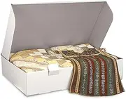 S.A. RICHARDS 1406 Prop-IT Museum Quality, Acid-Free Storage Chests for Textiles, Single Garment and Needlework Size (3" x 24" x 20"), Multi-Color
