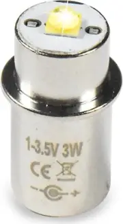 3W LED Upgrade Bulb for Mag-Lite 2 3 D C Cell LWSA201 White Star Krypton