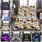 2Pcs 3Pcs Bedding Set Gamepad Doona Quilt Duvet Cover AU Single Queen King Size