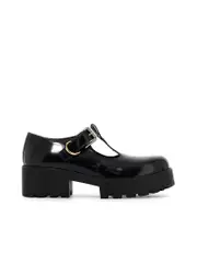 Givenchy Mary Jane Voyou Baby Brushed Leather Flats
