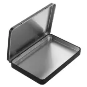 Game Card Iron Box Flashcard Holder Tinplate Storage Hinged Tins