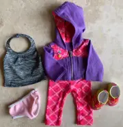 Retired American Girl Doll Create Your Own Lets Play Complete outfit