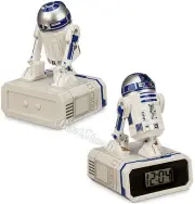 STAR WARS R2-D2 Droid R2D2 Digital Desk Clock Time & Date NO RADIO/ALARM Disney