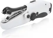 Leather Mini Sewing Machine - Easy To Use Handheld Portable for DIY Black