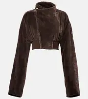 [Rick Owens] Rick Owens Hollywood cropped jacket AU 12 brown