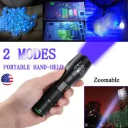 Brighter 3500000LM LED Torch UV Ultra Violet Flashlight Black Light Inspect Lamp