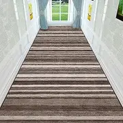 Extra Long Hallway Runner Rug Runners for Corridor Kitchen Entryway Retro Washable Style Long Rug Kitchen Hall Stairs Narrow Runner Rug with Non Slip Backing,1m x 3m