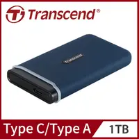 在飛比找PChome24h購物優惠-Transcend 創見 ESD370C 1TB USB3.