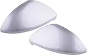 Replacement Covers 1 Pair Car Left & Right Side Rearview Mirror Cover Cap Housing Silver Plastic For Golf 7 2015 2016 2017 2018 2019 2020
