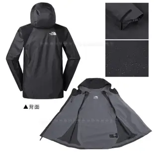 【The North Face】男 GORE-TEX 防水夾克《黑》3V84/防水外套(悠遊山水)