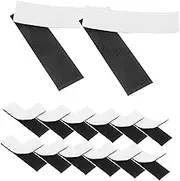 FIXOSHEE Double-Sided Adhesive Tapes 20 Pairs Hook and Loop Tape for Rug Fixing Home Office School