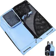 Mesh Swim Bag with Coating Capacity Drawstring Backpack for Adults Lightweight and Comfortable Swim Gear Carrier for Men and Women